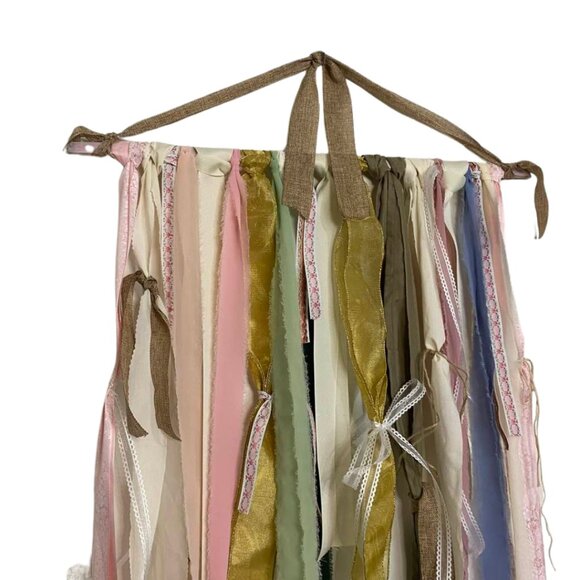 Handmade Hand Crafted Boho Shabby Chic Wall Hanging - Picture 3 of 7